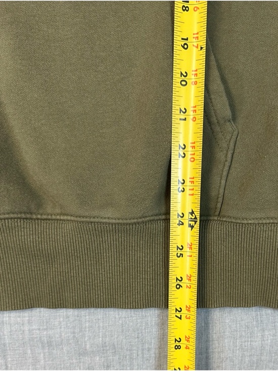 The North Face Men’s Olive Green Bear Logo Pullover Hoodie - Picture 5 of 10